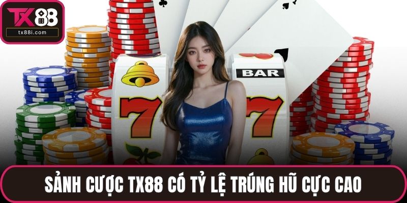 Sảnh cược TX88 có tỷ lệ trúng hũ cực cao